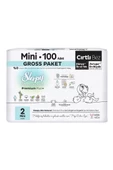 Sleepy Bio Natural Bebek Bezi Gross Paket 2 Beden 3-6 Kg 100 Adet - 2