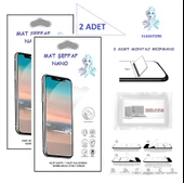 Xiaomi REDMİ NOTE 9 Nano Ekran Koruyucu 2 Adet Ultra İNCE Esnek MAT Şeffaf - 1