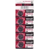 Maxell Cr2016 3v Lityum Düğme Pil 5'li Paket - 1