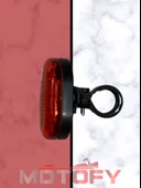 Bisiklet Stop Lambası Arka Uyarı Işığı 7 Modlu Bisiklet Scooter Stop Ikaz Işığı Kırmızı (PİL DAHİL DEĞİL) thumbnail 2