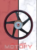 CG KUBA ÇİTA AGK FALCON ÖN ARKA 18 ÇELİK JANT TAKIMI MODİFİYE FAN MODEL SİYAH thumbnail 3