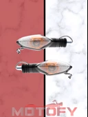 BAJAJ PULSAR NS 200 SİNYAL TAKIMI SAĞ SOL 2 ADET  E BELGELİ OEM thumbnail 1