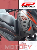 GP Kompozit Yamaha XMAX 250-400 2018-2022 Uyumlu Bacak Koruma Fiber thumbnail 4