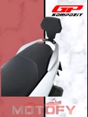 GP Kompozit Yamaha NMAX 125 / 155 2015-2024 Uyumlu Sissy Bar thumbnail 4
