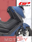 GP Kompozit Yamaha NMAX 125 / 155 2015-2020 Uyumlu Bacak Koruma Siyah thumbnail 5