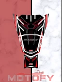 GP Kompozit Honda PCX 125 2021-2024 Uyumlu Tank Pad Kırmızı thumbnail 1