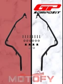 GP Kompozit Honda Forza 250 2018-2022 Uyumlu Yan Koruma Demiri Siyah thumbnail 1