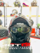 VİRTUE ÇENE AÇILIR GÜNEŞ VİZÖRLÜ ECE 22.05 GÜVENLİK SERTİFİKALI KASK KARBON SMALL S thumbnail 2