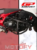 GP Kompozit Honda CB750 Hornet 2023-2024 Uyumlu Motor Koruma Demiri Siyah thumbnail 6