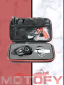 KNMASTER KN6100 PRO 2.NESİL KARBON MOTOSİKLET KASK İNTERKOM BLUETOOTH INTERCOM KULAKLIK SETİ thumbnail 3