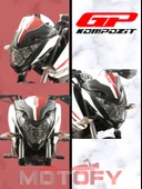 GP Kompozit Bajaj Pulsar NS 200 2011-2024 Uyumlu Far Koruma Siyah - 3