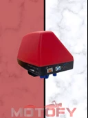 MOTOSİKLET BİSİKLET IŞIKLI FLAŞLI MP3 ÇALAR MULTİMEDYA - USB ŞARJ ÖZELLİKLİ - BLUETOOTH TELEFON GÖRÜŞME ÖZELLİĞİ thumbnail 2