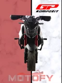 GP Kompozit Honda CB750 Hornet 2023-2024 Uyumlu Motor Koruma Demiri Siyah thumbnail 3