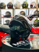 VİRTUE ÇENE AÇILIR GÜNEŞ VİZÖRLÜ ECE 22.05 GÜVENLİK SERTİFİKALI KASK SİYAH SMALL S thumbnail 4