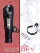 MAT SİYAH SC PROJECT RACİNG PERFORMANS EGZOZU 31,5CM - A KALİTE thumbnail 3