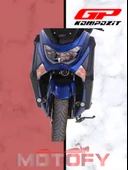 GP Kompozit Yamaha NMAX 125 / 155 2015-2020 Uyumlu Bacak Koruma Siyah thumbnail 2