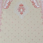 İpek Saten Osmanlı Desenli Seccade Kırmızı 67x120 cm - 230 gr - 2