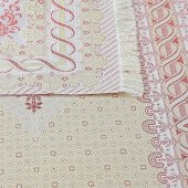 İpek Saten Osmanlı Desenli Seccade Kırmızı 67x120 cm - 230 gr - 3