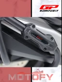 Gp Kompozit Honda Forza 250 2018-2024 Uyumlu Egzoz Koruma Demiri Siyah thumbnail 4