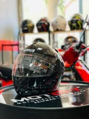 VİRTUE ÇENE AÇILIR GÜNEŞ VİZÖRLÜ ECE 22.05 GÜVENLİK SERTİFİKALI KASK SİYAH SMALL S thumbnail 2