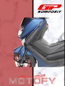 GP Kompozit Yamaha NMAX 125 / 155 2015-2020 Uyumlu Bacak Koruma Siyah thumbnail 3