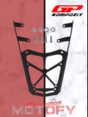 Gp Kompozit Honda Activa 2023-2024 Uyumlu Arka Çanta Demiri Siyah - 1