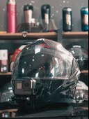 KASK İÇİN AKSİYON KAMERA VE TELEFON TUTUCU APARAT SETİ - ÇENE MONTAJLI - 3