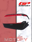 GP Kompozit Yamaha XMAX 250-400 2018-2022 Uyumlu Bacak Koruma Fiber thumbnail 2