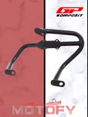 Gp Kompozit Honda Forza 250 2018-2024 Uyumlu Egzoz Koruma Demiri Siyah thumbnail 1