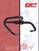 Gp Kompozit Honda Forza 250 2018-2024 Uyumlu Egzoz Koruma Demiri Siyah thumbnail 2