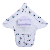 Sevi Bebe İnterlok Bel Koruyuculu Kundak Art-558 Arabalı Ayı - 5