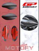 GP Kompozit Yamaha XMAX 250-400 2018-2022 Uyumlu Grenaj Koruma Fiber thumbnail 1