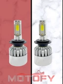 YAMAHA R25 XMAX 250 H7 LED FAR AMPÜLÜ TAKIMI BEYAZ 72W 8400 LÜMEN (2 ADET) - 1