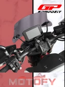 GP Kompozit Honda CB750 Hornet 2023-2024 Uyumlu Ön Cam Siyah 28 cm thumbnail 4