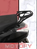 Gp Kompozit Honda Activa 2023-2024 Uyumlu Arka Çanta Demiri Siyah - 5