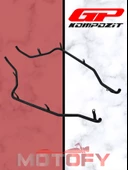GP Kompozit Honda Forza 250 2018-2022 Uyumlu Yan Koruma Demiri Siyah thumbnail 5