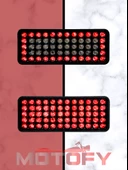 ULTRA PARLAK MOTOSİKLET KEDİ GÖZÜ BOYUTLU STOP LAMBASI ÇERÇEVE SÜRÜŞ - KOMPLE FREN - 400 thumbnail 1