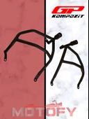 GP Kompozit Honda CB750 Hornet 2023-2024 Uyumlu Motor Koruma Demiri Siyah thumbnail 2