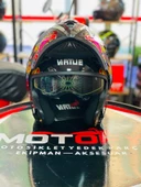 VİRTUE ÇENE AÇILIR GÜNEŞ VİZÖRLÜ ECE 22.05 GÜVENLİK SERTİFİKALI KASK KURU KAFA GÜL ATEŞ DETAYLI MEDİUM M thumbnail 3