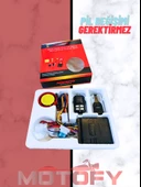 MOTOSİKLET ALARMI UZAKTAN ÇALIŞTIRMA ÖZELLİKLİ 125 dB YÜKSEK SESLİ (PİL DEĞİŞİMİ GEREKTİRMEZ) thumbnail 2