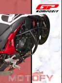 GP Kompozit Honda CB750 Hornet 2023-2024 Uyumlu Motor Koruma Demiri Siyah thumbnail 5