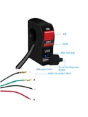 MOTOSİKLET SİS FARI AÇ KAPA DÜĞMESİ KIRMIZI BUTONU - GİDONA TAKILABİLİR USB ŞARJ DESTEKLİ-GİRİŞLİ thumbnail 5