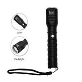 Şarjlı Pilli Zoomlu El Feneri  Wt-087 thumbnail 4