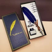 Tüylü Masaüstü Divit Kalem Seti thumbnail 2