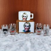 Joker Kutulu Kupa Joker 4Lü Shot Bardağı Hediye Seti - 1