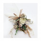 Lora Davet Sekizgen Cam Damat Fincanı ve Söz Nişan Tepsisi Takım (1 Adet) Beyaz - 54489 - 4