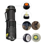 Mini Güçlü Şarjlı Pilli El Feneri  Wt-304 thumbnail 6