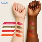 Kuatra Pink Begonia Doğal İçerikli Nemlendirici - Antioksidan Işıltı Veren Balm (Ruj - Allık - Göz Farı) 7ml - 7