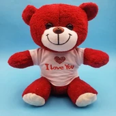 Kırmızı I Love You Ayıcık - 1