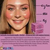 Kuatra Pink Begonia Doğal İçerikli Nemlendirici - Antioksidan Işıltı Veren Balm (Ruj - Allık - Göz Farı) 7ml - 6